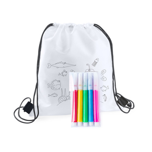 AP741878 | Backys | colouring drawstring bag - Backpacks and shoulder bags