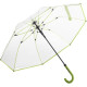 Fare | 7112 | Transparent Automatic Stick Umbrella - Umbrellas