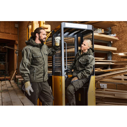 James & Nicholson | JN 886 | Workwear Softshell Padded Jacket - Solid - Jackets
