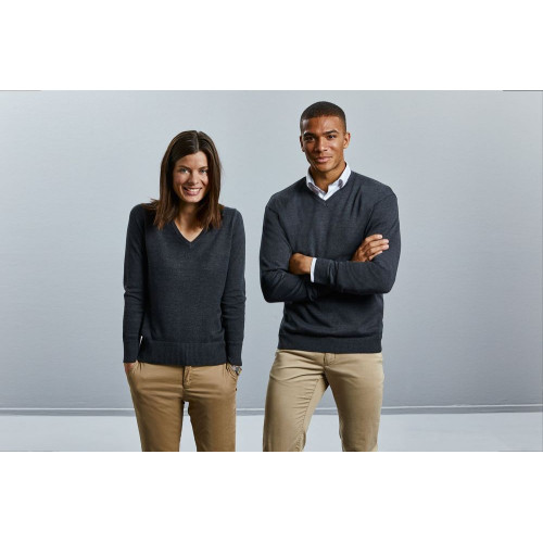 Russell | 710F | Ladies V-Neck Knitted Pullover - Knitted pullover