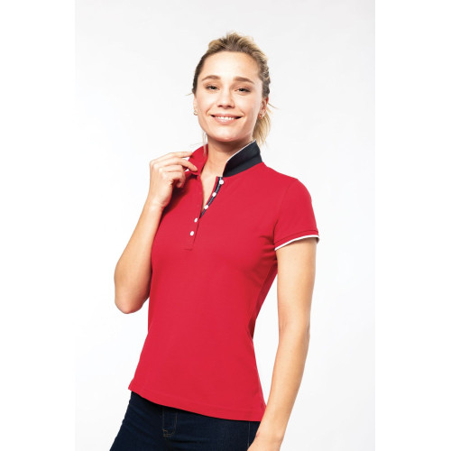 Kariban | K252 | Damen Kontrast Piqué Polo - Polo-Shirts