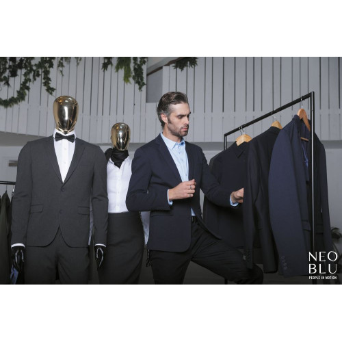 NEOBLU | Marcel Men | Herren Piqué Blazer - Geschäftskleidung