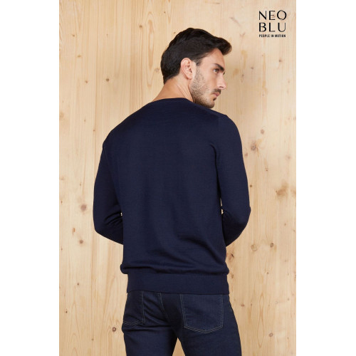 NEOBLU | Sullivan Men | Mens V-Neck Pullover - Knitted pullover