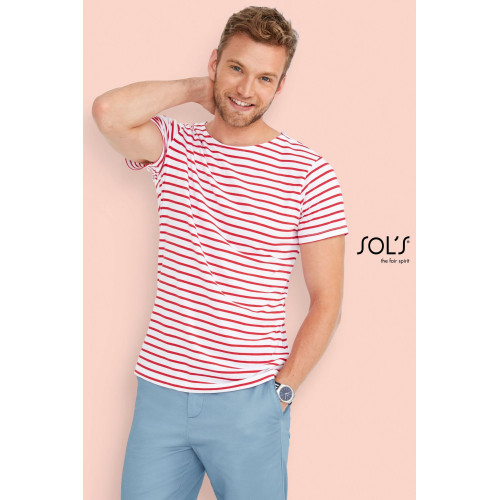 SOLS | Miles Men | Mens striped T-Shirt - T-shirts