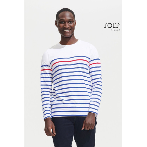 SOLS | Matelot LSL Men | Mens T-Shirt striped long-sleeve - T-shirts