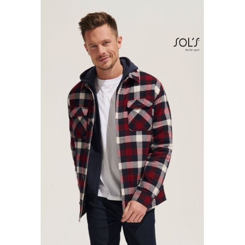 SOLS | Noah | Lined Checkered Overshirt - Jackets