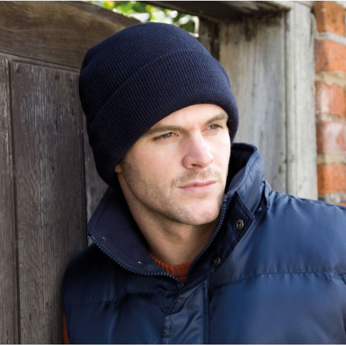 Result Winter Essentials | RC033X | Knitted Hat with Thinsulate™ Lining - Workwear & Safety