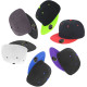 Result Headwear | RC082X | 6 Panel Contrast Flat Peak Cap - Caps