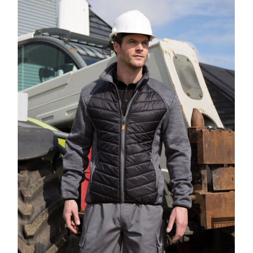 Result Work-Guard | R314X | Hybrid Knitted Fleece Jacket - Jackets