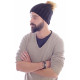 Atlantis | Monte Bianco | Knitted Hat with Pompom - Headwear