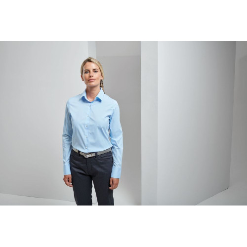 Premier | PR344 | Poplin Stretch Blouse long-sleeve - Shirts