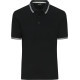 James & Nicholson | JN 1306 | Heavy Mens Piqué Polo with contrasting Stripes - Polo shirts