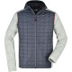 James & Nicholson | JN 772 | Mens Knitted Hybrid Jacket - Fleece