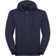 Russell | 263M | Mens Authentic Melange Hooded Sweat Jacket - Pullovers and sweaters