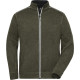James & Nicholson | JN 898 | Mens Workwear Knitted Fleece Jacket - Solid - Fleece