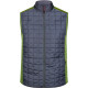 James & Nicholson | JN 740 | Mens Hybrid Knitted Vest - Fleece