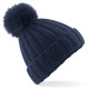 Beechfield | B413 | Knitted Hat with Pompon - Beanies