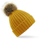 Beechfield | B412 | Knitted Hat with Pompon - Beanies