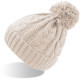 Atlantis | Vogue | Knitted Beanie with Cable Pattern - Headwear