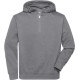 James & Nicholson | JN 839 | Organic Workwear Halfzip Hooded Sweater - Pullovers and sweaters