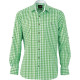 James & Nicholson | JN 638 | Poplin Checkered Traditional Shirt - Shirts