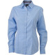 James & Nicholson | JN 618 | Poplin Blouse with Checked Insets - Shirts