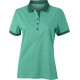 James & Nicholson | JN 705 | Ladies Jersey Melange Polo - Polo shirts