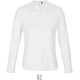 NEOBLU | Bart Women | Poplin blouse with a Mao collar long-sleeve - Shirts