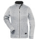 James & Nicholson | JN 897 | Ladies Workwear Knitted Fleece Jacket - Solid - Fleece