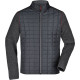 James & Nicholson | JN 742 | Mens Knitted Hybrid Jacket - Fleece