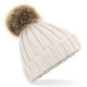 Beechfield | B412B | Junior Knitted Hat with pompom - Beanies
