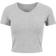 Build your Brand | BY 042 | Heavy Ladies Crop T-Shirt - T-shirts