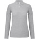 B&C | ID.001 LSL /women | Damen Piqué Polo langarm - Polo-Shirts