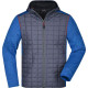 James & Nicholson | JN 772 | Mens Knitted Hybrid Jacket - Fleece