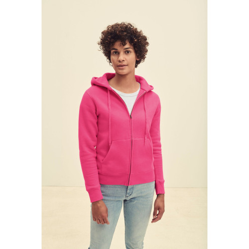 F.O.L. | Premium Lady-Fit Hooded Jacket | Damen Kapuzen Sweatjacke - Pullover und Hoodies