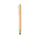 STD 81012 BENJAMIN. Bamboo ball pen - Eco ball pens