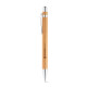 STD 81162 GREENY. Ball pen and mechanical pencil set in bamboo - Writing sets