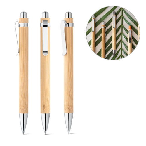 STD 81163 HERA. Kugelschreiber aus Bambus - Öko-Kugelschreiber