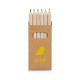 91750 BIRD. Pencil box with 6 coloured pencils - Drawing utencils