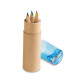 91751 ROLS. Pencil box with 6 coloured pencils - Drawing utencils