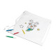 92621 GLENCOE. Childrens colouring drawstring bag - Xmas - Christmas promo gifts