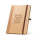 93281 ORWELL. A5 notebook with hard cover in bamboo and cork sheets - Notepads and notebooks