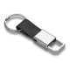 93363 BOURCHIER. Keyring in metal and imitation leather - Keyrings