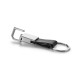 93363 BOURCHIER. Keyring in metal and imitation leather - Keyrings