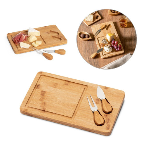 93830 WOODS. Bamboo cheese board - Kitchen
