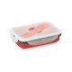 93847 SAFFRON. Retractable airtight container 640 mL - Hermetic Boxes and Lunchboxes