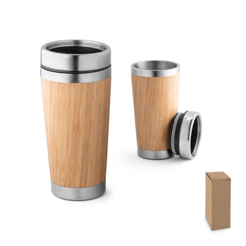 94241 PIETRO. 500 mL bamboo Travel Cup - Travel Cups and Mugs