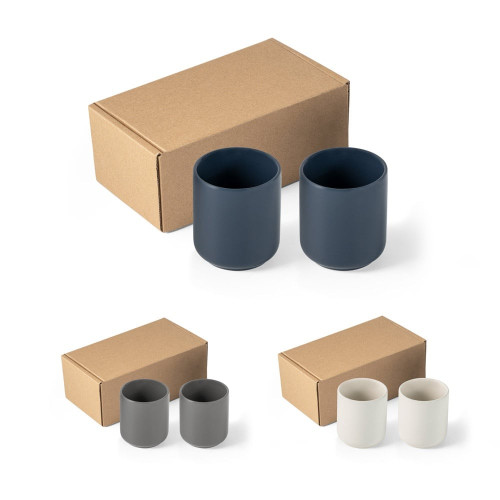 94253 OWENS. Ceramic Cup Set - Bar and wine accessories