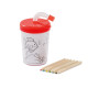94635 TEJO. Travel cup in PP and PS - Drawing utencils