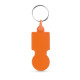 95018 SULLIVAN. Coin-shaped keyring for supermarket trolley - Shopping trolley coins